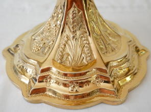 Irish sterling silver gilt Ciborium